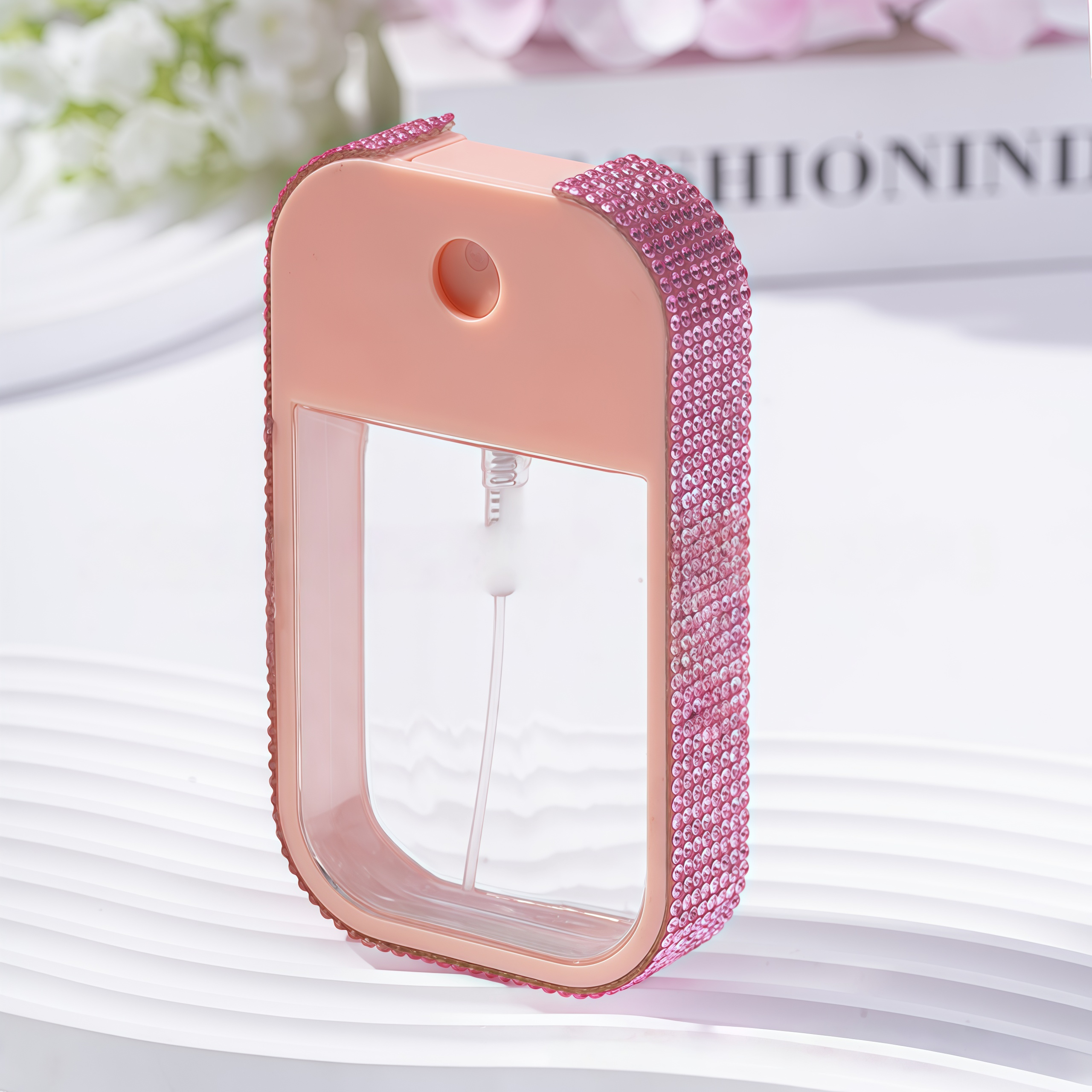 Wholesale 45ml card-style alcohol spray bottles, mosquito repellent and disinfectant bottled water, portable perfume spray bottles.