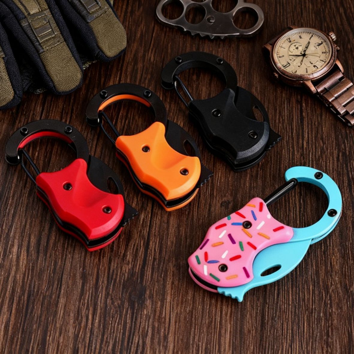 Cross-border popular mini folding knife, outdoor everyday carry multi-functional knife, small emergency knife, gift tool