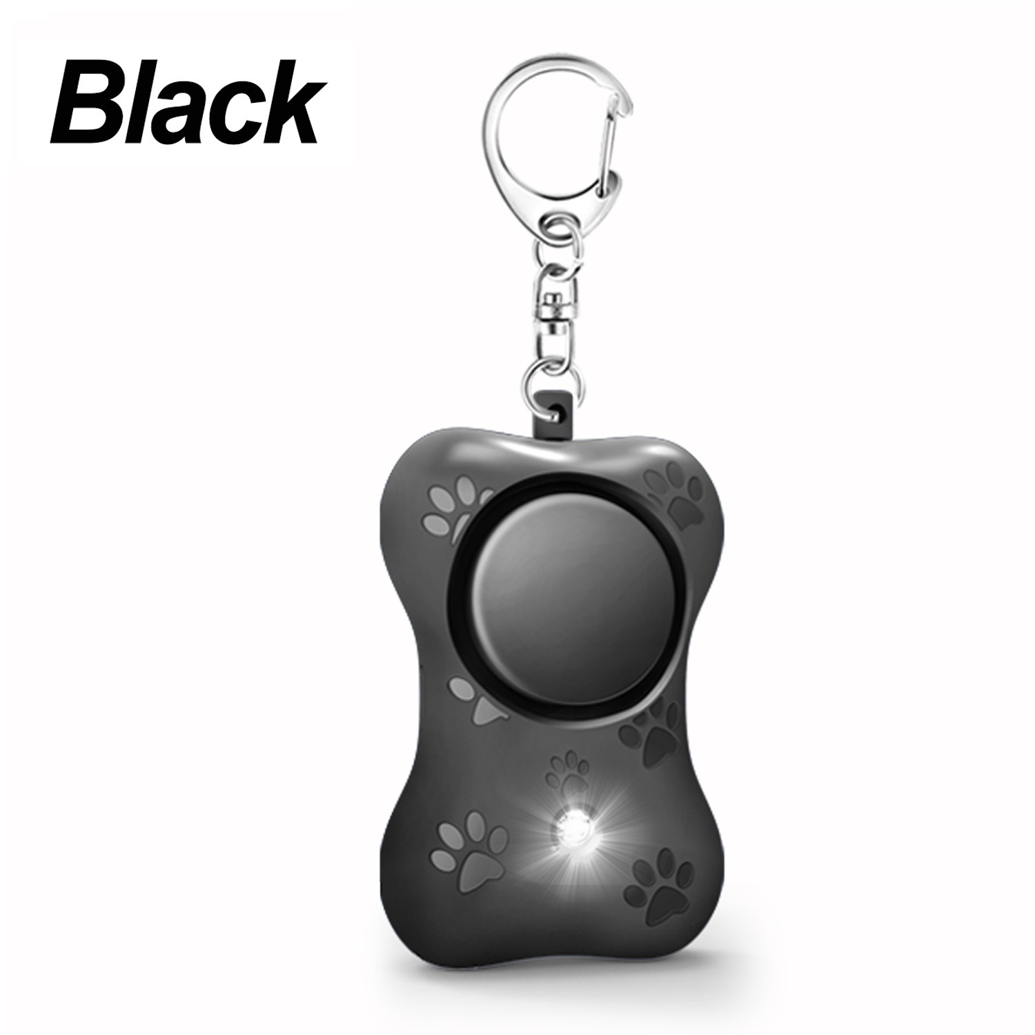 High-volume portable emergency multi-functional women's self-defense siren with LED strobe light flashlight personal alarm