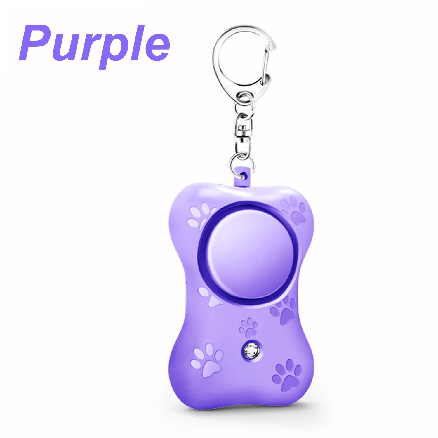 High-volume portable emergency multi-functional women's self-defense siren with LED strobe light flashlight personal alarm