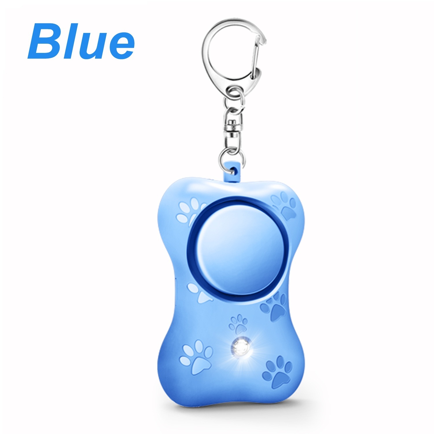 High-volume portable emergency multi-functional women's self-defense siren with LED strobe light flashlight personal alarm