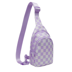 Light purple checkered