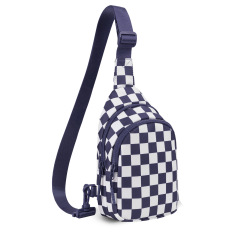 Cloudy Purple Checkered
