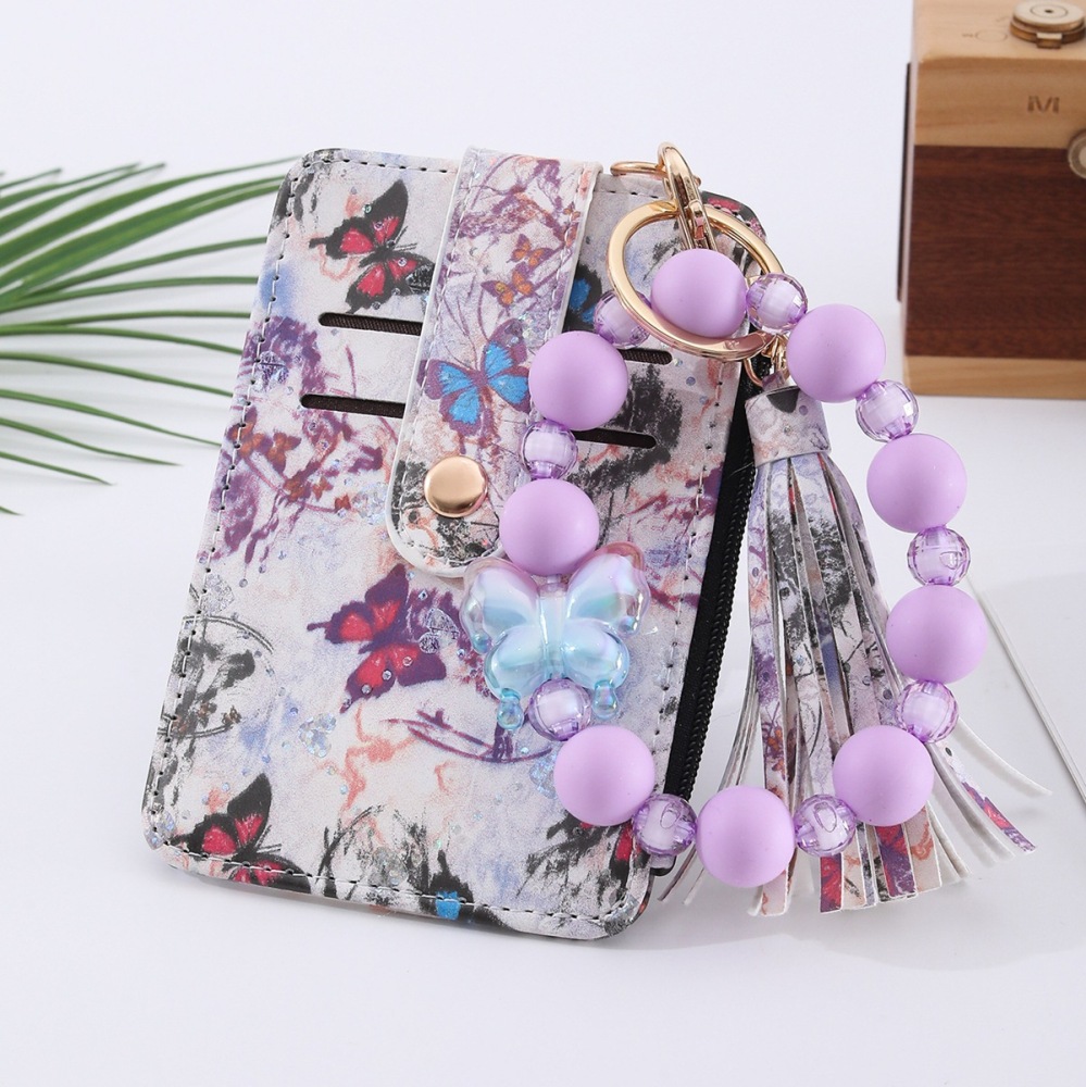 Popular ultra-thin, high-end silicone beaded bracelets, pendants, printed wallets, card holders, document holders, and flower pendants in Europe and America