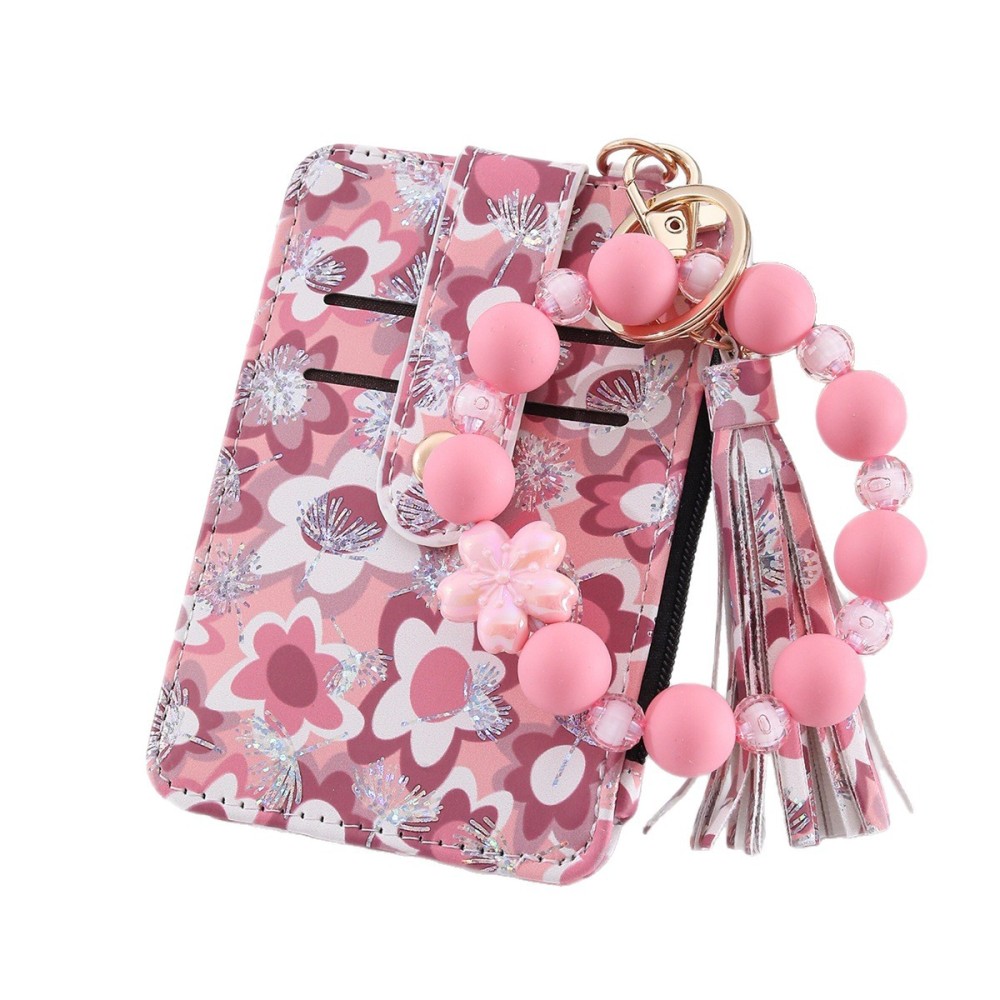 Popular ultra-thin, high-end silicone beaded bracelets, pendants, printed wallets, card holders, document holders, and flower pendants in Europe and America