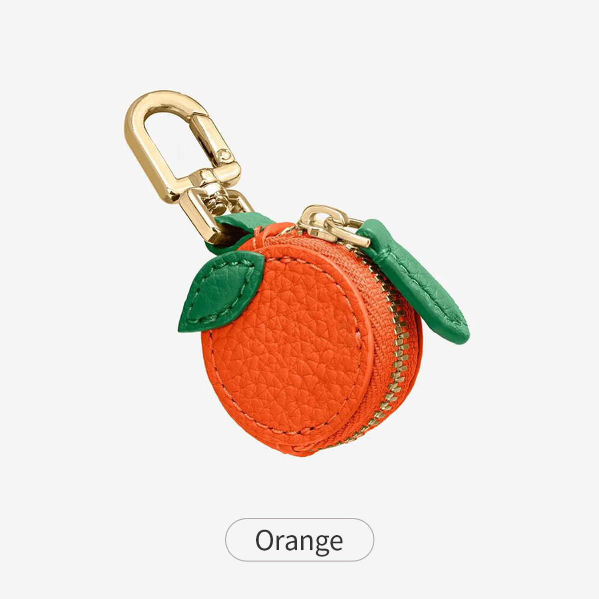 Cute fruit pendant, fresh and simple 3D keychain, mini bag charm, perfect gift for best friend.