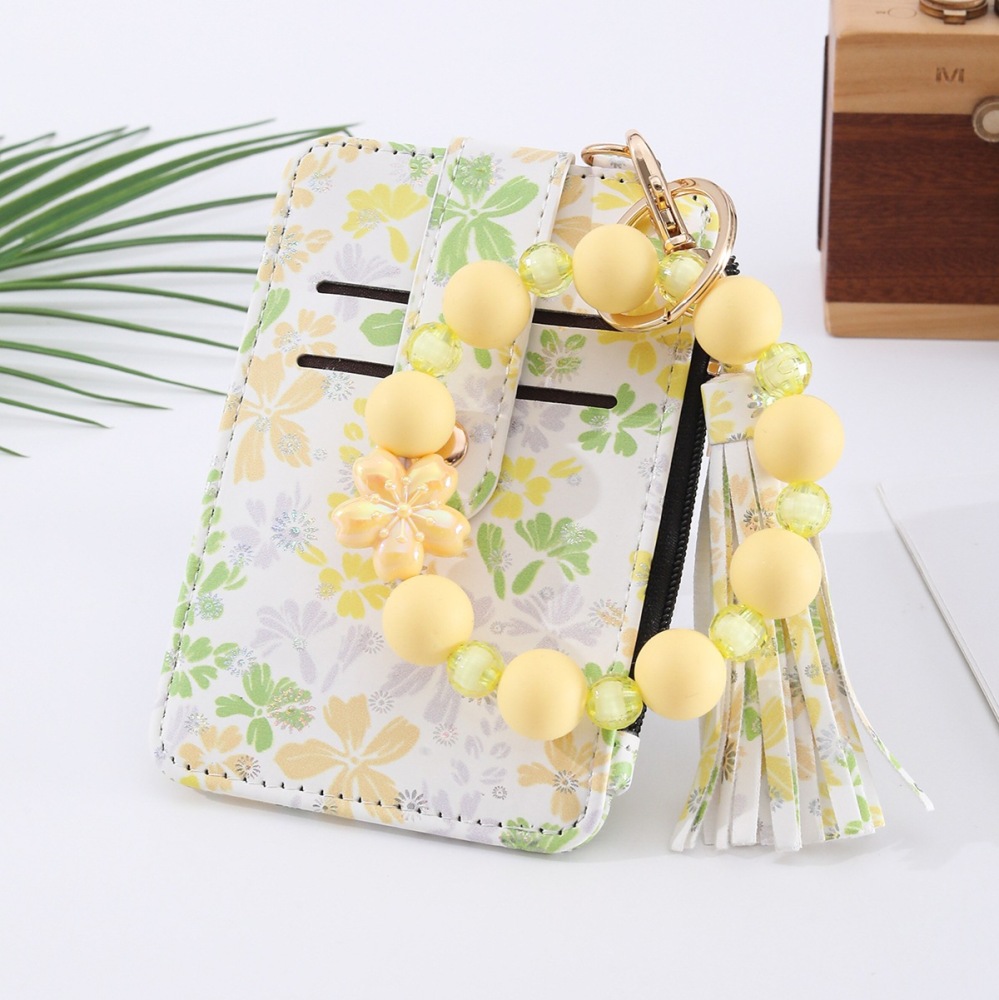 Popular ultra-thin, high-end silicone beaded bracelets, pendants, printed wallets, card holders, document holders, and flower pendants in Europe and America