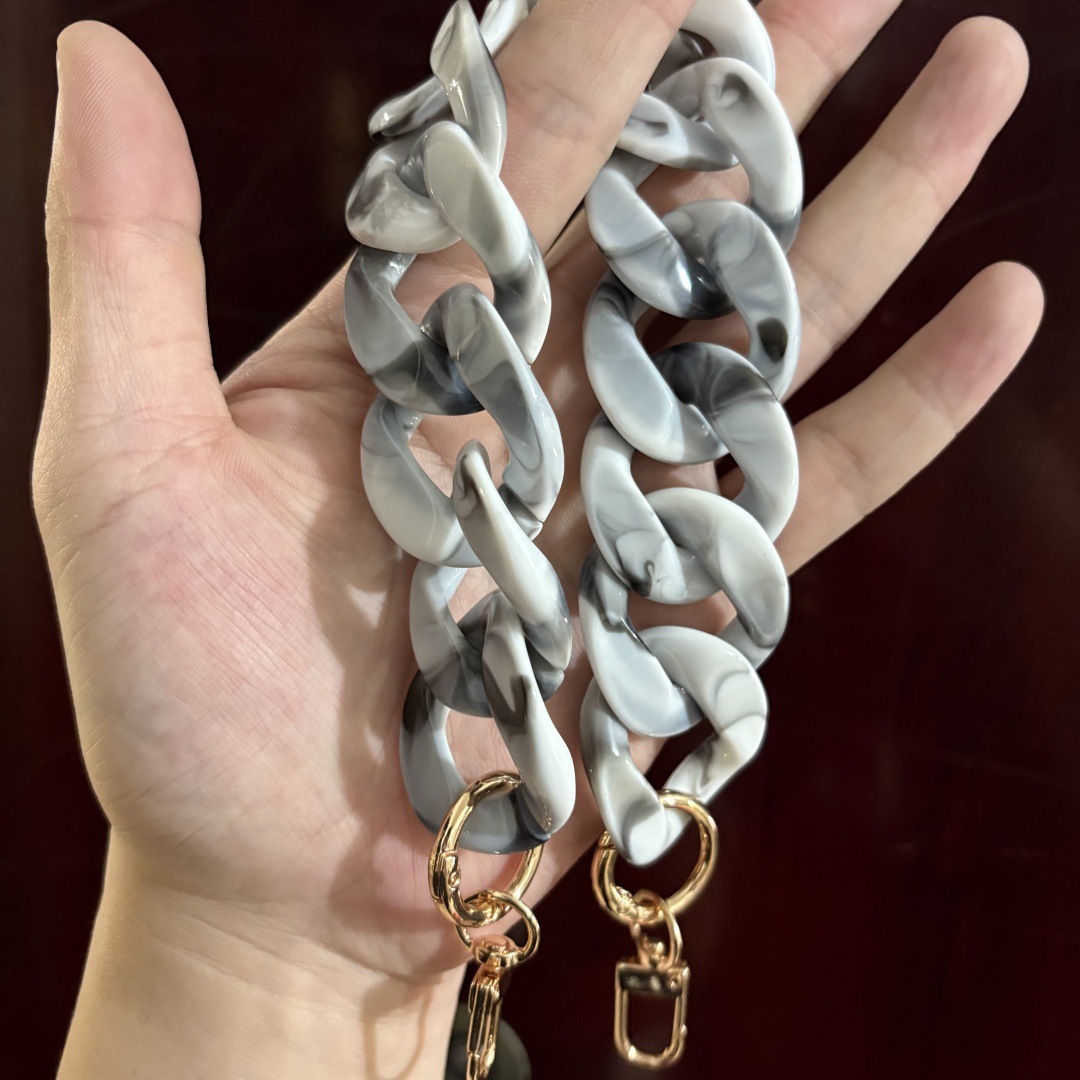 Cross-border style, 41 colors, chunky chain acrylic bag strap, phone chain, bag chain, chunky chain, shoulder strap, hanging chain.