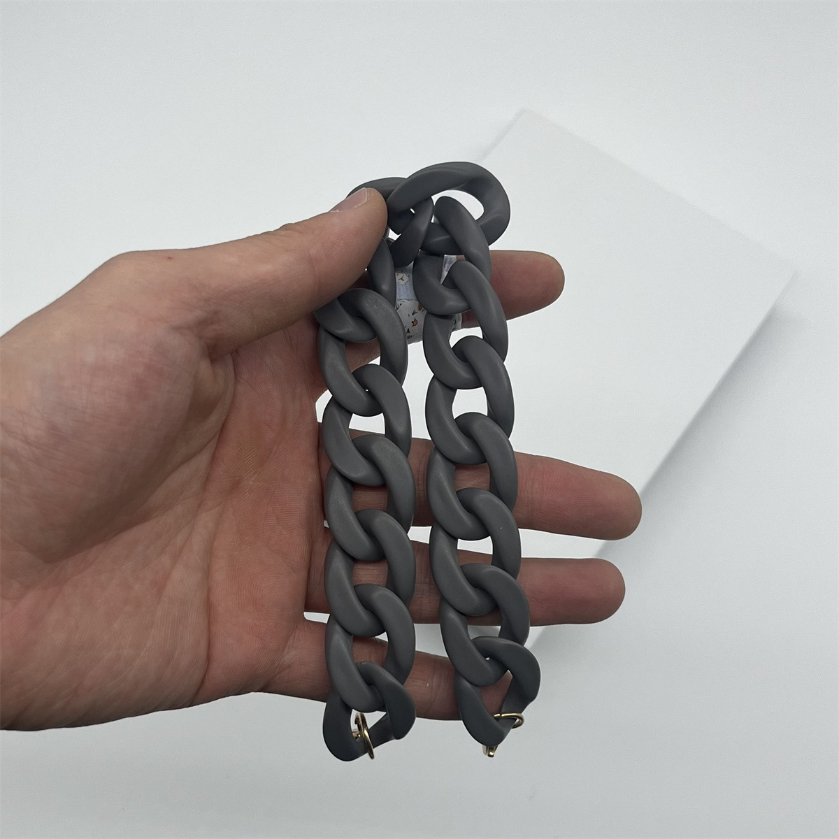 Matte 46-color acrylic phone strap, lanyard, bag strap, plastic bag chain, necklace, bracelet, shoulder strap, acrylic chain