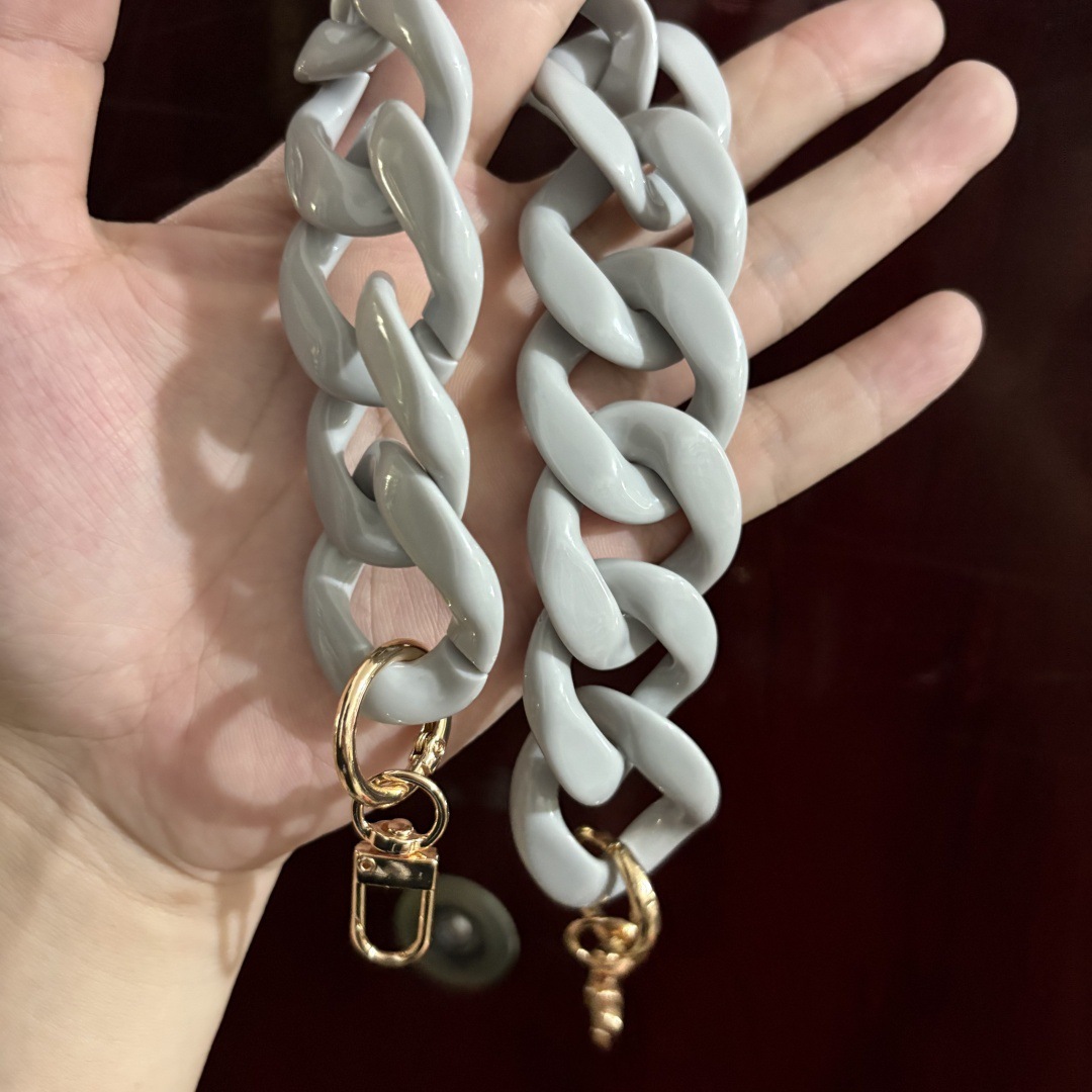 Cross-border style, 41 colors, chunky chain acrylic bag strap, phone chain, bag chain, chunky chain, shoulder strap, hanging chain.