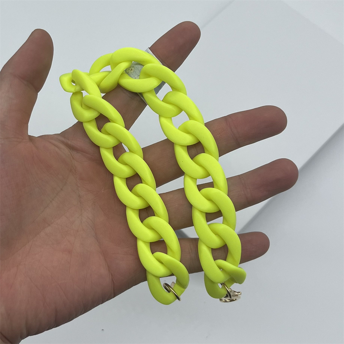 Matte 46-color acrylic phone strap, lanyard, bag strap, plastic bag chain, necklace, bracelet, shoulder strap, acrylic chain