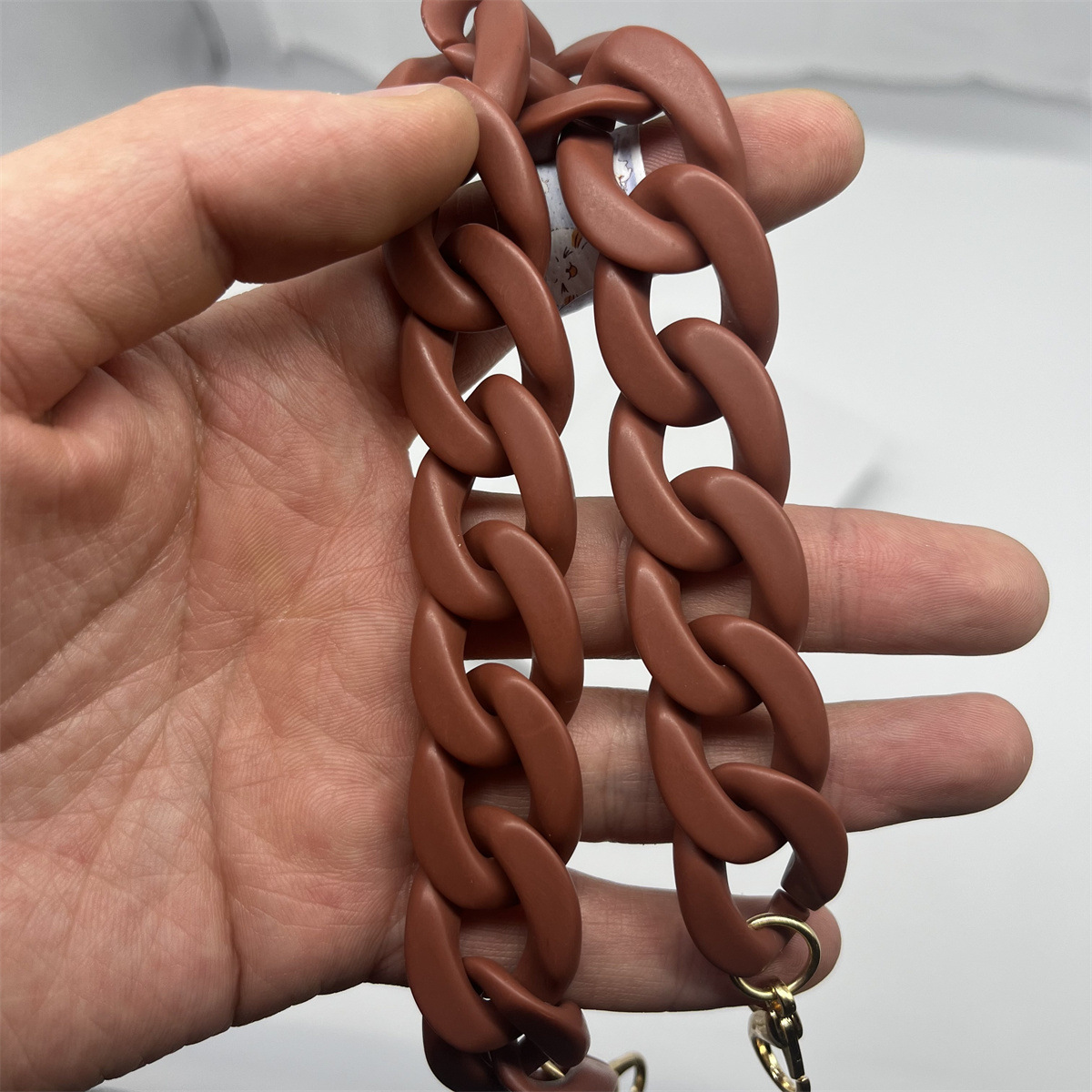 Matte 46-color acrylic phone strap, lanyard, bag strap, plastic bag chain, necklace, bracelet, shoulder strap, acrylic chain