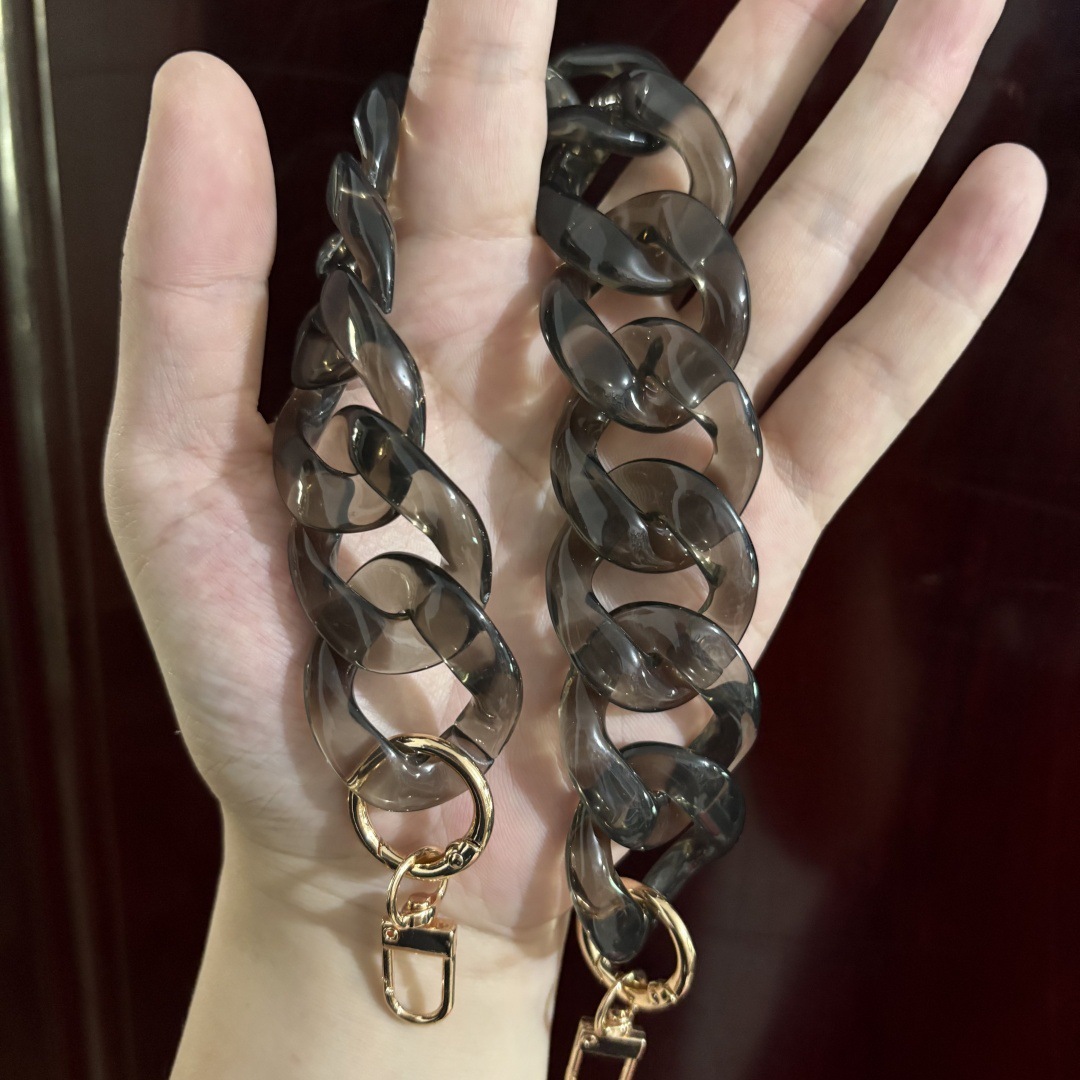 Cross-border style, 41 colors, chunky chain acrylic bag strap, phone chain, bag chain, chunky chain, shoulder strap, hanging chain.