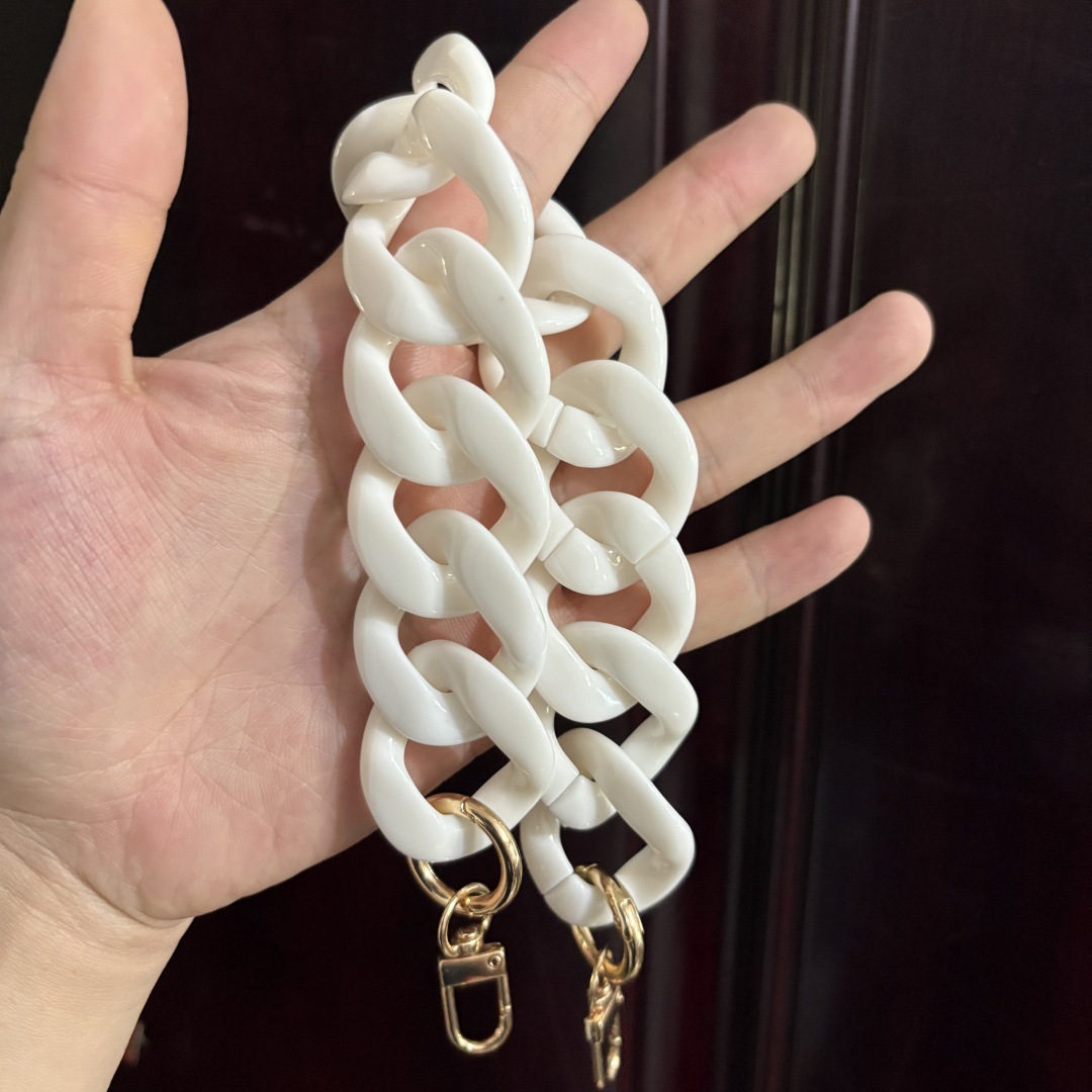 Cross-border style, 41 colors, chunky chain acrylic bag strap, phone chain, bag chain, chunky chain, shoulder strap, hanging chain.