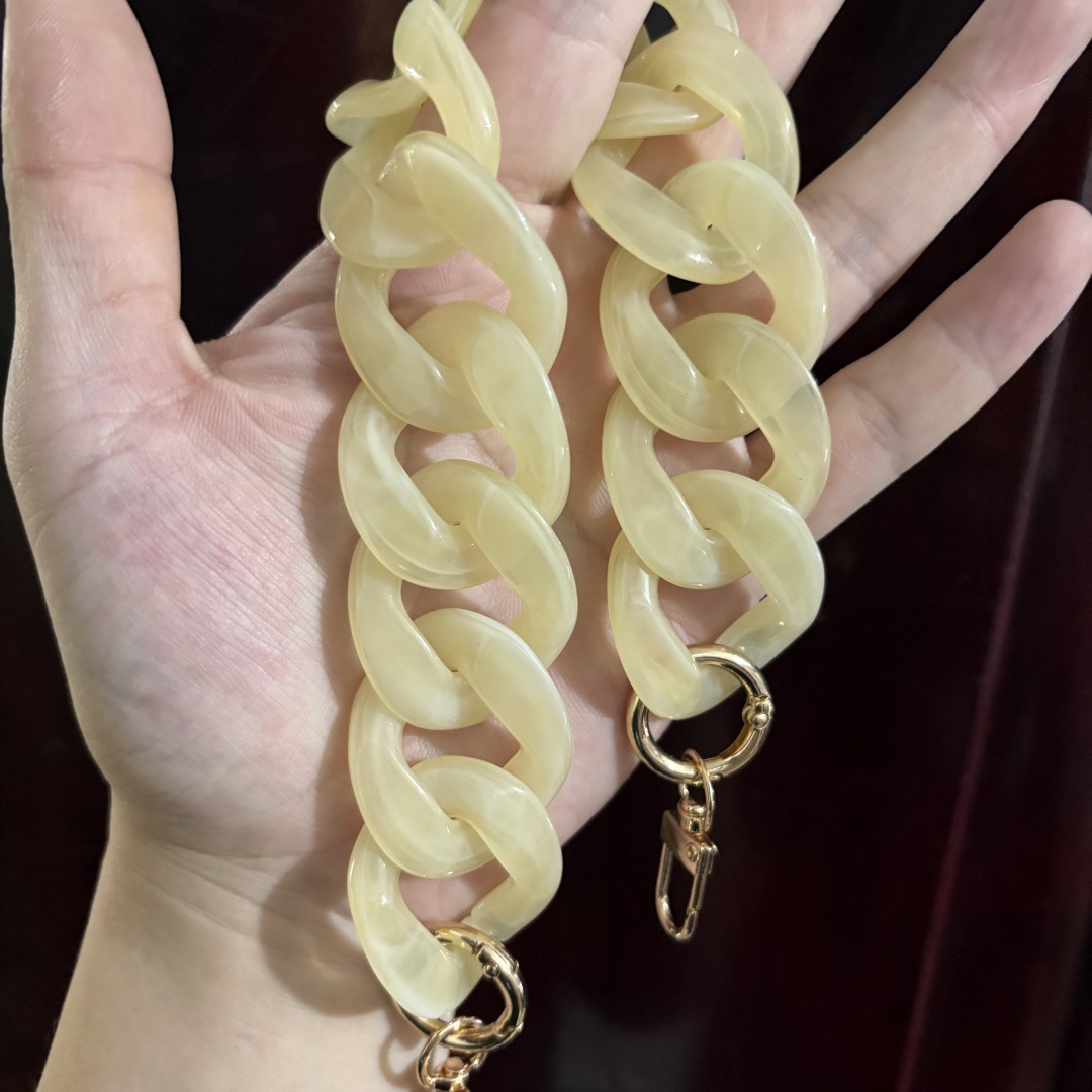 Cross-border style, 41 colors, chunky chain acrylic bag strap, phone chain, bag chain, chunky chain, shoulder strap, hanging chain.