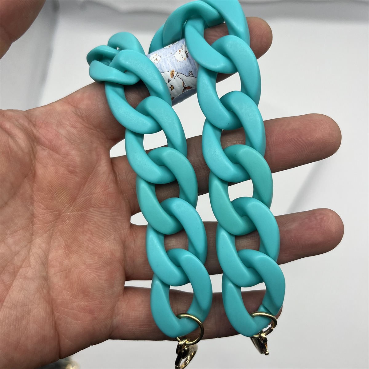 Matte 46-color acrylic phone strap, lanyard, bag strap, plastic bag chain, necklace, bracelet, shoulder strap, acrylic chain