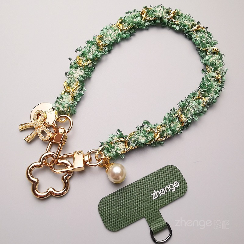 High-value, delicate, lace-trimmed twisted chain wristband for women, trendy and stylish for outdoor travel.