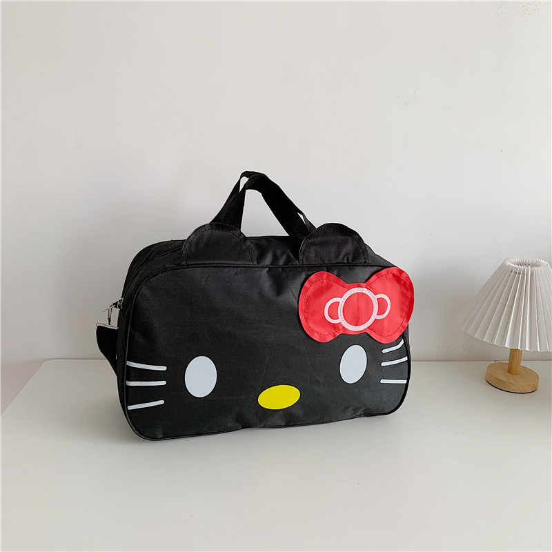New cross-border style large capacity cartoon student handbag for short trips, crossbody bag for girls