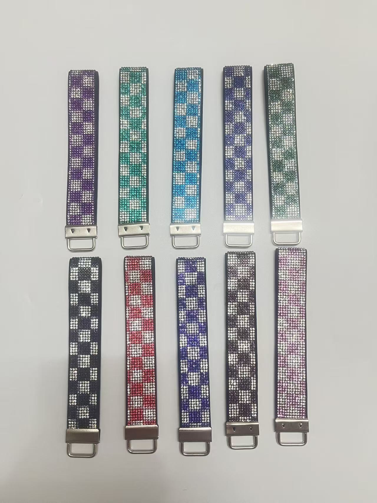 Wholesale bling wristband keychain