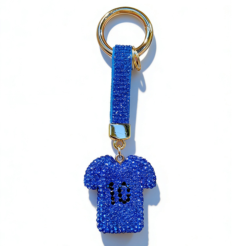 World Cup jersey keychain, car ornament, key lanyard, couple pendant, bag charm, key chain, gift