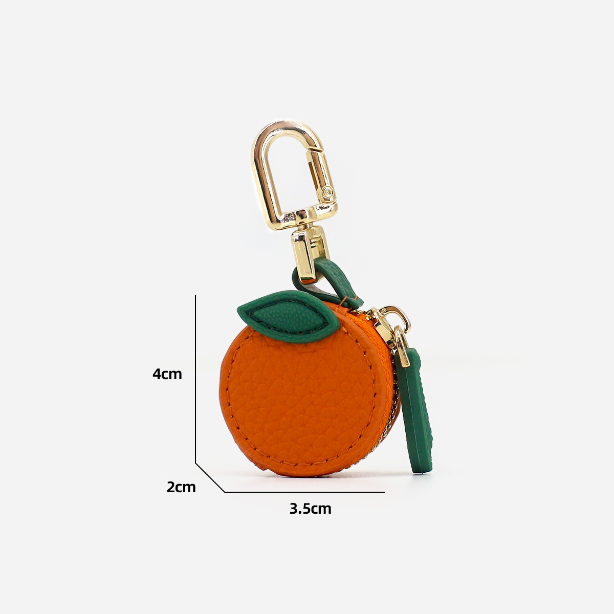 Cute Fruit Mini Coin Purse Keychain, Strawberry Pattern Small Wallet Bag Pendant Gift