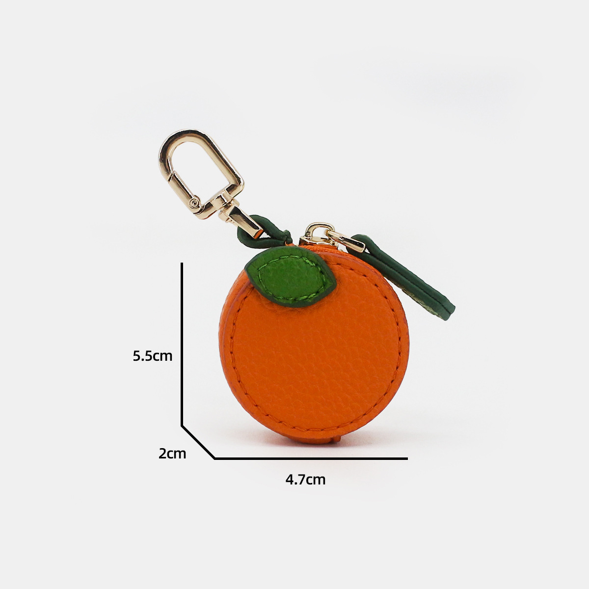 Cute Fruit Mini Coin Purse Keychain, Strawberry Pattern Small Wallet Bag Pendant Gift