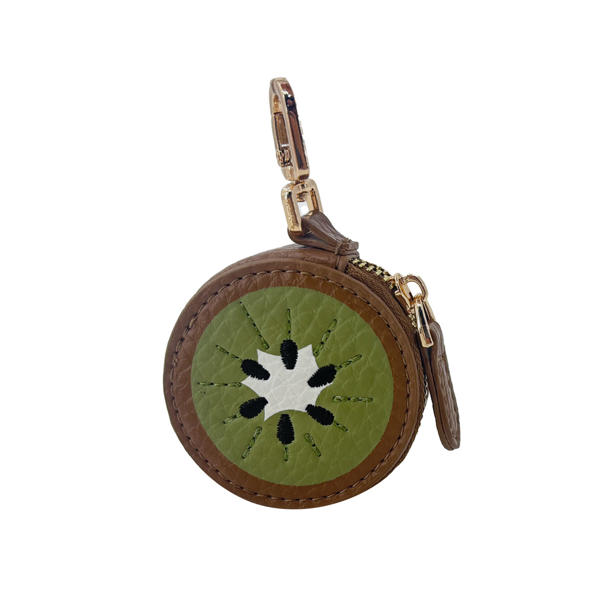 Cute Fruit Mini Coin Purse Keychain, Strawberry Pattern Small Wallet Bag Pendant Gift