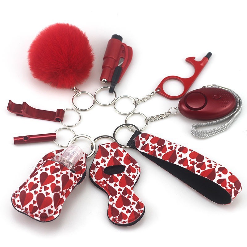 Wholesale 10-Piece Self-Defense Keychain Set