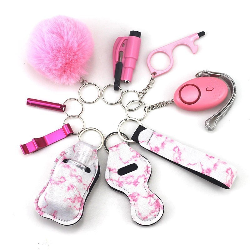 Wholesale 10-Piece Self-Defense Keychain Set