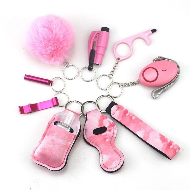 Wholesale 10-Piece Self-Defense Keychain Set