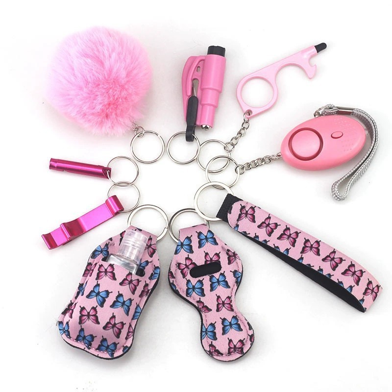 Wholesale 10-Piece Self-Defense Keychain Set