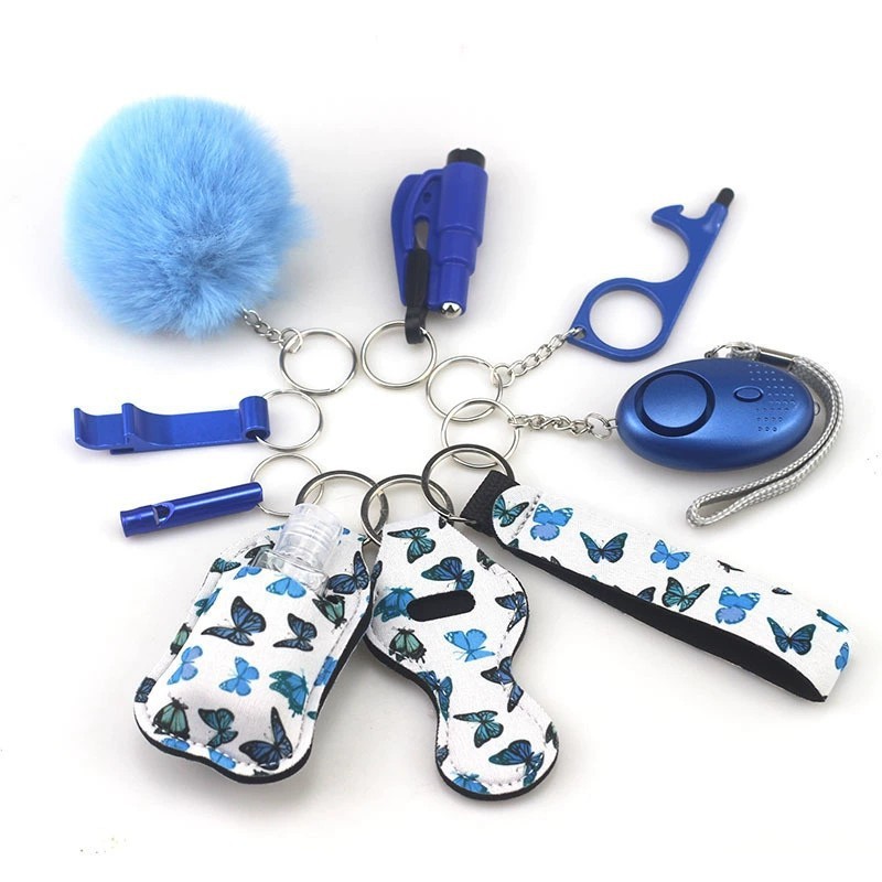 Wholesale 10-Piece Self-Defense Keychain Set
