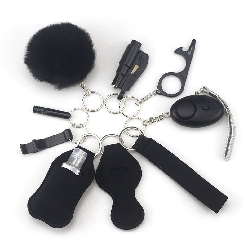 Wholesale 10-Piece Self-Defense Keychain Set