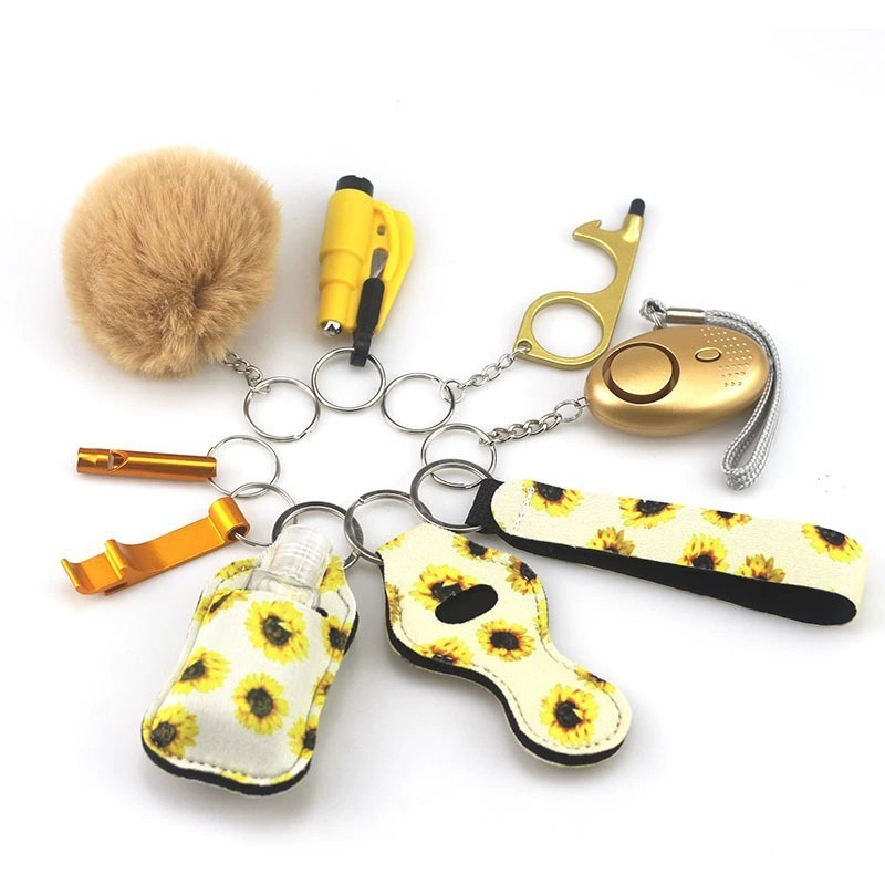 Wholesale 10-Piece Self-Defense Keychain Set