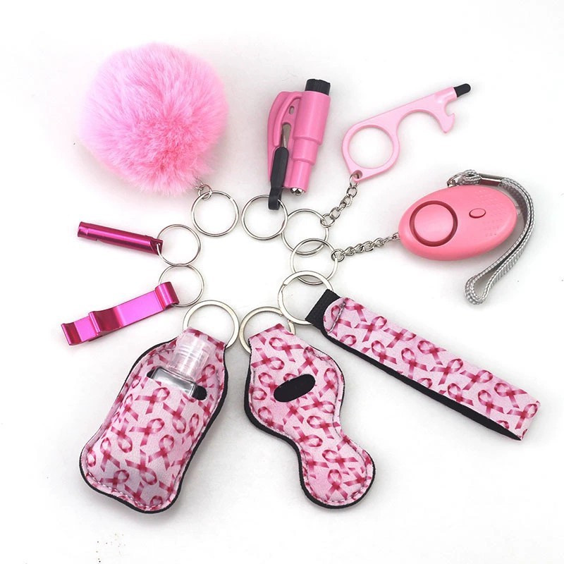 Wholesale 10-Piece Self-Defense Keychain Set