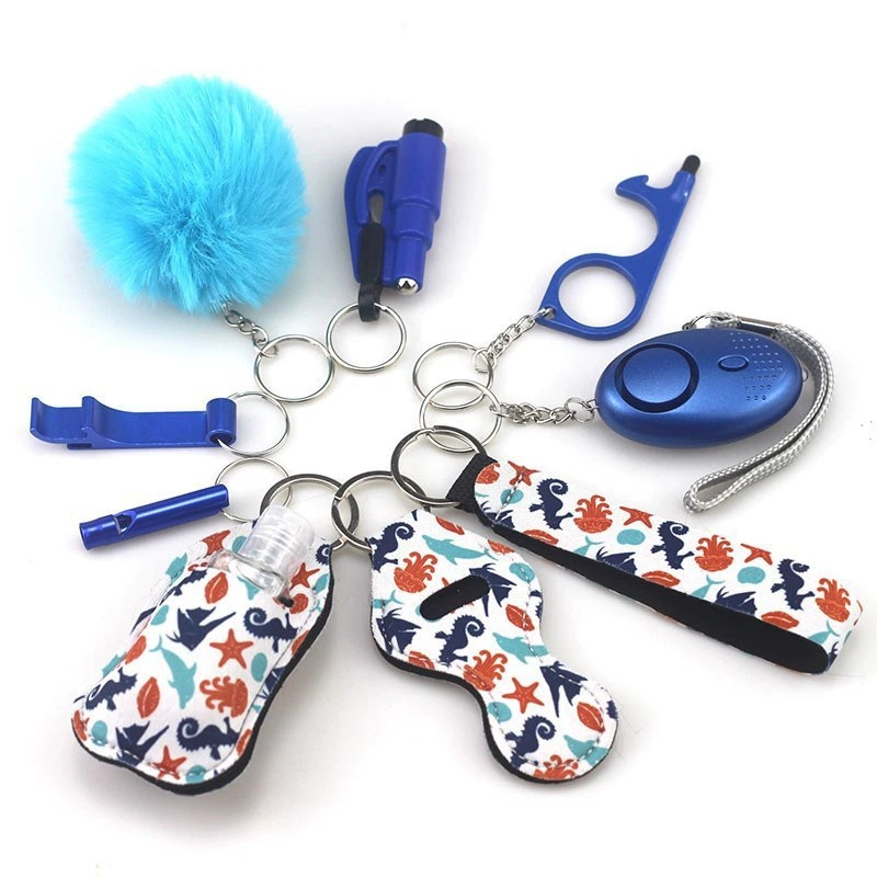 Wholesale 10-Piece Self-Defense Keychain Set
