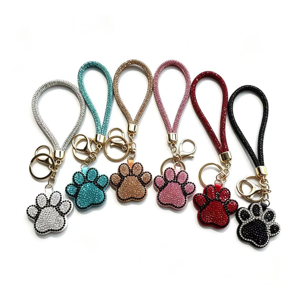 Cartoon Dog Paw Keychain