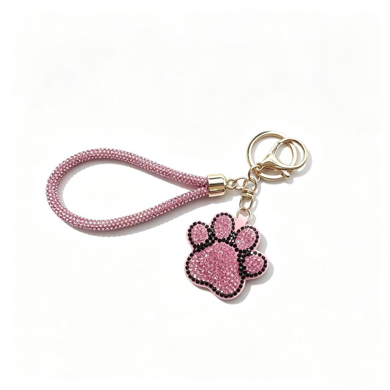 Cartoon Dog Paw Keychain