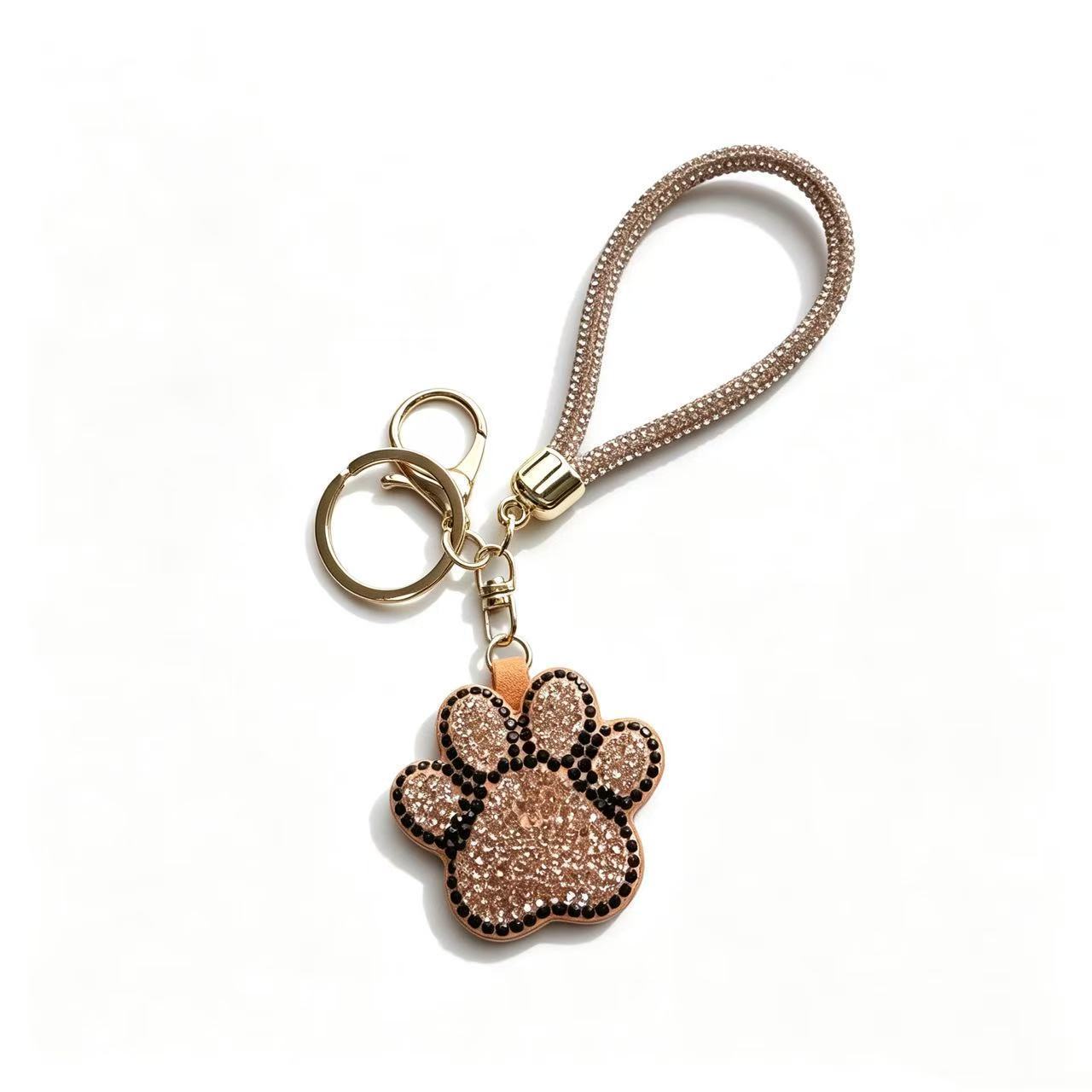 Cartoon Dog Paw Keychain