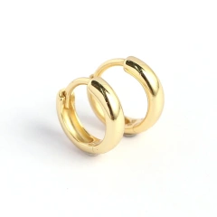 Simple Metal Scenery Round Shape Earrings Stud Earrings 925 Sterling Silver Hypoallergenic Earrings for Gift YF8105