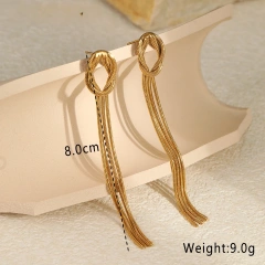 YF8064 Gold Earrings