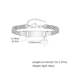 YF8129b Silver Heart