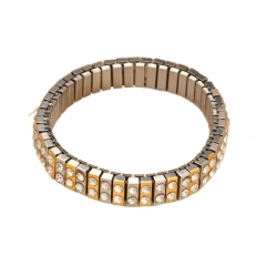 Wholesale Chain Zircon Bracelet Womens 18k Gold Plated Waterproof Stainless Steel Bracelet for Gifts YF8083