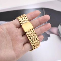 Ins Trend Summer New Watch with Heavy Work Bracelet 18k Gold Plated Waterproof Stainless Steel Gift YF8123