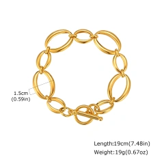 YF8125 Gold Bracelet OTBuckle