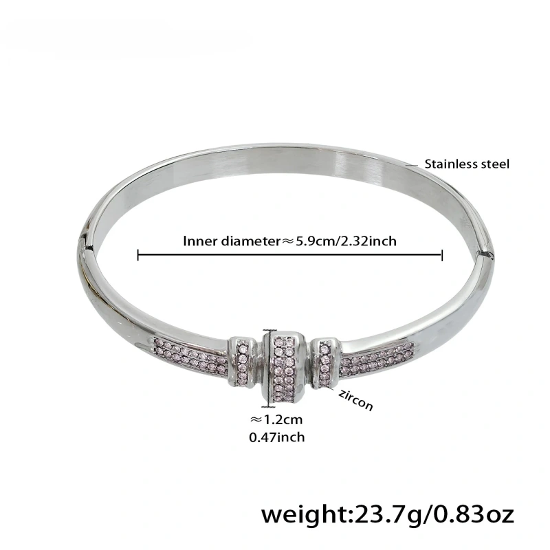 Best Selling Durable Bracelet 18K Gold Plated Waterproof Stainless Steel Bracelet Jewelry Womens with Safety Buckle YF8020