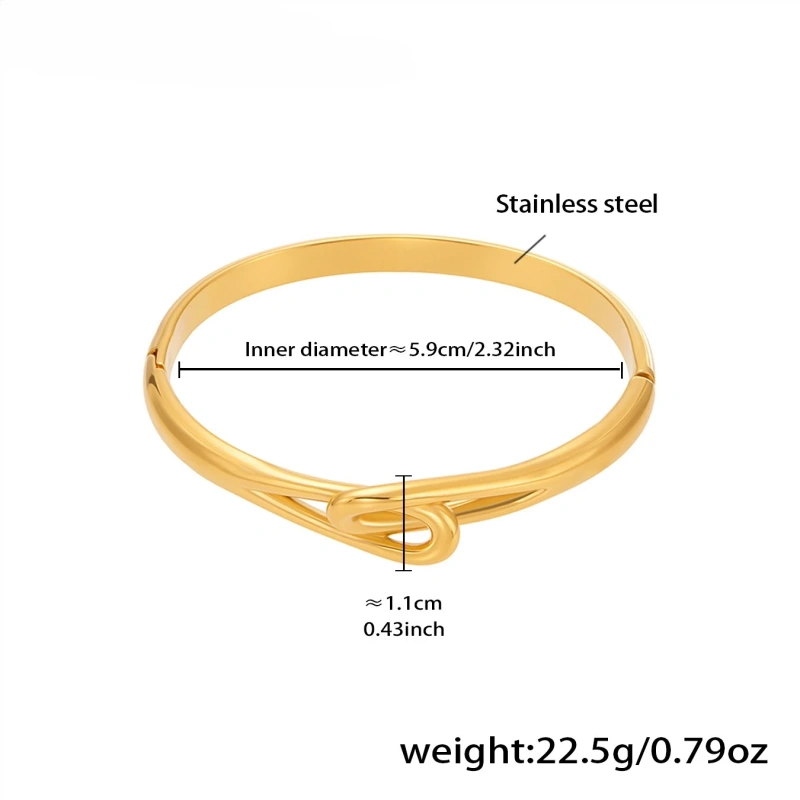 Best Selling Durable Bracelet 18K Gold Plated Waterproof Stainless Steel Bracelet Jewelry Womens with Safety Buckle YF8020