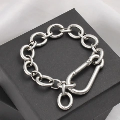 High End Fashion DIY Handmade Chain Bracelet 18K Gold Plated Waterproof Stainless Steel YF8215