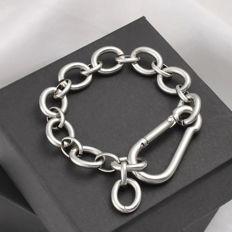 High End Fashion DIY Handmade Chain Bracelet 18K Gold Plated Waterproof Stainless Steel YF8215