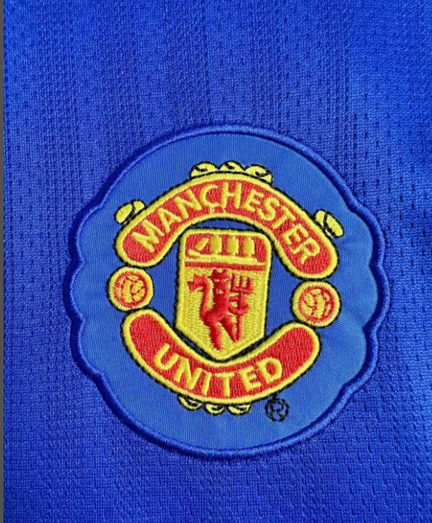 2007-08 Manchester United goalkeeper blue long-sleeved shirt